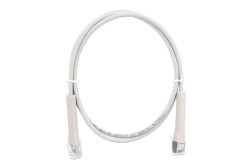 INTELLINET Patchkabel Flexi Cat6a F/FTP 1m 10G Kupfer grau