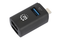 MANHATTAN 3-Port USB 3.0 / 2.0 USB-C Stecker auf 3xA-Buchse