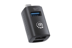 MANHATTAN 3-Port USB 3.0 / 2.0 USB-C Stecker auf 3xA-Buchse