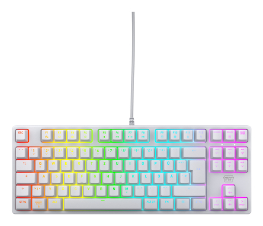 CHERRY XTRFY K4V2 Tastatur RGB Wired DE MX Rot TKL 80% wß
