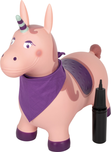 Hüpftier Einhorn
