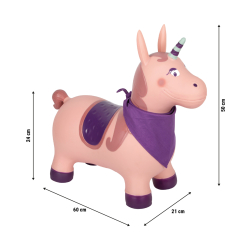 Hüpftier Einhorn