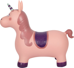 Hüpftier Einhorn