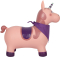 Hüpftier Einhorn