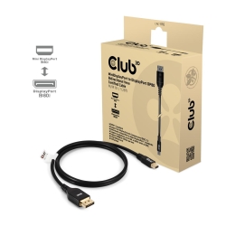 Club3D Kabel MiniDP 2.1 <-> DP2.1 1m 10K60Hz St/St...