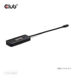 Club3D MST-Hub USB 3.2 Typ C > 3x DP 4K60Hz St/Bu retail