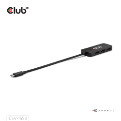 Club3D MST-Hub USB 3.2 Typ C > 3x DP 4K60Hz St/Bu retail