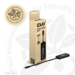 Club3D MST-Hub USB 3.2 Typ C > 3x DP 4K60Hz St/Bu retail