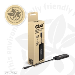 Club3D MST-Hub USB 3.2 Typ C > 3x HDMI 4K60Hz St/Bu retail