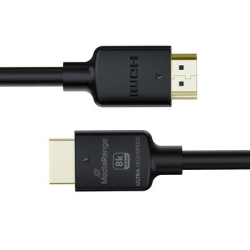 MediaRange HDMI Ultra High Speed Ethernet Kabel 48Gibt/s 2m