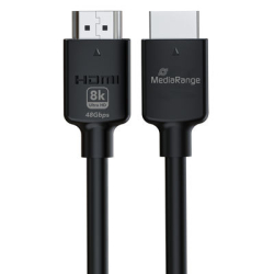 MediaRange HDMI Ultra High Speed Ethernet Kabel 48Gibt/s 2m