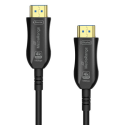 MediaRange HDMI High Speed Ethernet Kabel AOC 18Gibt/s 15m