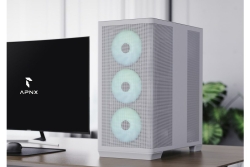 APNX Geh Midi APNX C1-R-WT-V1 (W/MicroATX/MiniITX)
