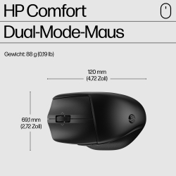 HP Tastatur 685 - Tastatur-und-Maus-Set Comfort Dual-Mode