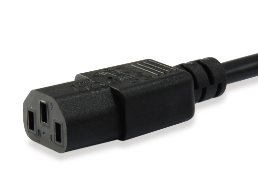 Equip Kaltgeräteverl.-Kabel IEC C14->IEC C13 St/Bu 1.80m PVC Polybeutel