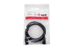 Equip Kaltgeräteverl.-Kabel IEC C14->IEC C13 St/Bu 3.00m PVC Polybeutel