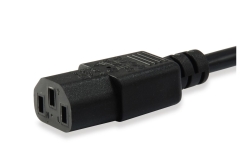 Equip Kaltgeräteverl.-Kabel IEC C14->IEC C13 St/Bu 3.00m PVC Polybeutel