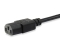 Equip Stromkabel CEE 7/7 90°->C13 St/Bu schwarz 1.80m PVC Polybeutel