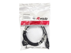 Equip Stromkabel CEE 7/7 ->C5 St/Bu schwarz 1.80m PVC...