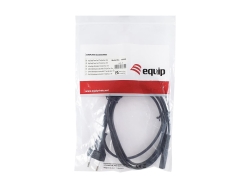 Equip Stromkabel 2pin Euro ->C7 St/Bu schwarz 1.80m...