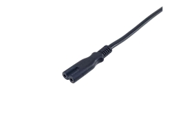 Equip Stromkabel 2pin Euro ->C7 St/Bu schwarz 1.80m PVC Polybeutel
