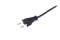 Equip Stromkabel 2pin Euro ->C7 St/Bu schwarz 1.80m PVC Polybeutel