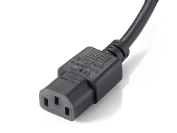 Equip Y-Netzverlängerung IEC C14->2xIEC C13 St/Bu...