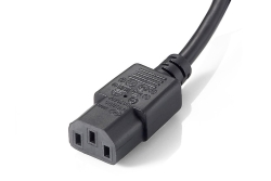 Equip Y-Netzverlängerung IEC C14->2xIEC C13 St/Bu 1.60m PVC Polybeutel