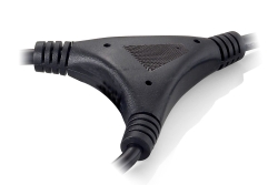 Equip Y-Netzverlängerung IEC C14->2xIEC C13 St/Bu 1.60m PVC Polybeutel