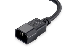 Equip Y-Netzverlängerung IEC C14->2xIEC C13 St/Bu 1.60m PVC Polybeutel