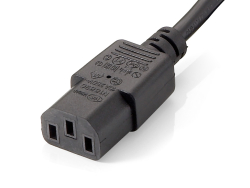 Equip Y-Netzanschlusskabel Schuko->2xIEC C13 St/Bu...