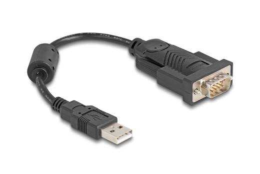 DELOCK Adapter USB 2.0 Typ-A zu 1 x Seriell RS-232 D-Sub 9