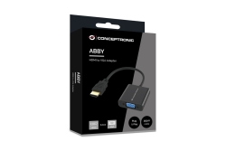CONCEPTRONIC Adapter HDMI->VGA 1080/60Hz 0.25m sw