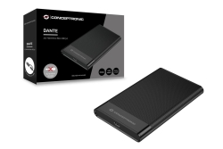 CONCEPTRONIC HDD Gehäuse 2.5SATA HDD/SSD USB-A/C 6Gbs sw