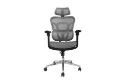 Equip Ergonomischer Bürostuhl+Kopf/Armstützen grau lite Retail