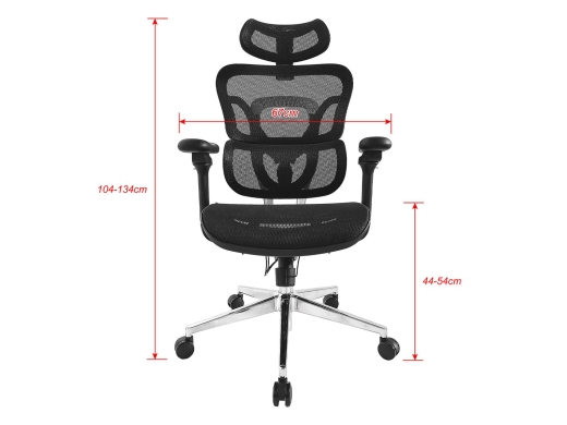 Equip Ergonomischer Bürostuhl+Kopf/Armstützen schwarz lite Retail