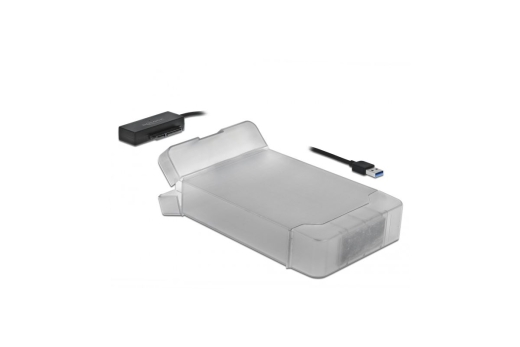 DELOCK USB Type-A zu SATA Konverter mit 3.5 Schutzhülle