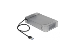 DELOCK USB Type-A zu SATA Konverter mit 3.5 Schutzhülle