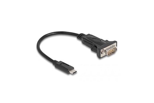 DELOCK Adapter USB Type-C > 1 x Seriell RS-232 D-Sub 9 Pin