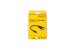 DELOCK Adapter USB Type-C > 1 x Seriell RS-232 D-Sub 9 Pin