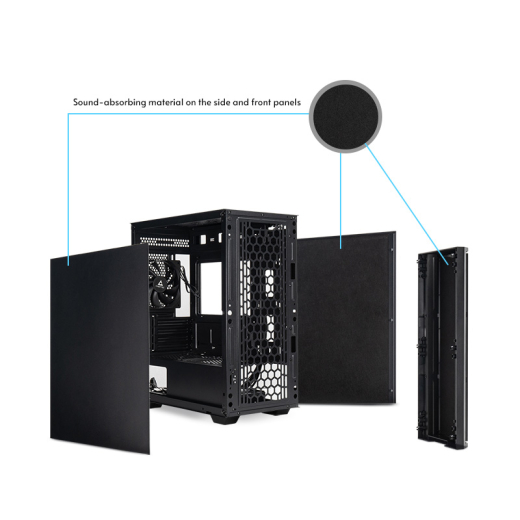 Chieftec Geh Pro Mini Micro-ATX AZ-01B-OP (B)