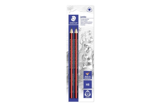 STAEDTLER Bleistift Tradition Jumbo HB Dreikantform 2Stk. retail