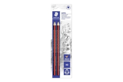 STAEDTLER Bleistift Tradition Jumbo HB Dreikantform 2Stk....