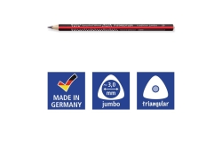 STAEDTLER Bleistift Tradition Jumbo HB Dreikantform 2Stk. retail
