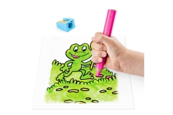 STAEDTLER Buntstifte Noris junior neon 4 Farben + Spitzer