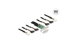 DELOCK PCI Express 4.0 x16 Karte zu 4 x SFF-8639 NVMe
