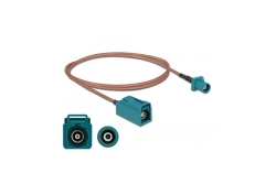 DELOCK Antennenkabel FAKRA Z Stecker FAKRA Z Buchse RG-316