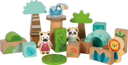 Holzbausteine „Jungle Friends“