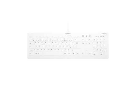 Contour ACTIVE KEY Flat Profile Hygiene Desktop Keyboard Sea