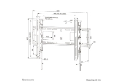 Neomounts WAH 42-86 1TFT 1Gelenk schw. Max.125KG